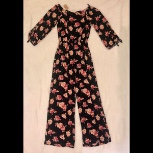 Floral jumpsuit
